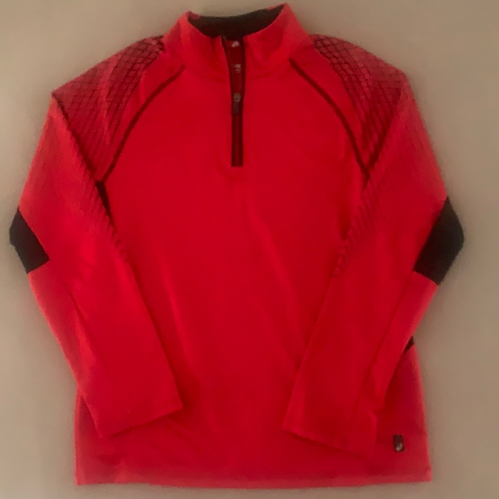 Boys ASICS 3/4 zip pullover
